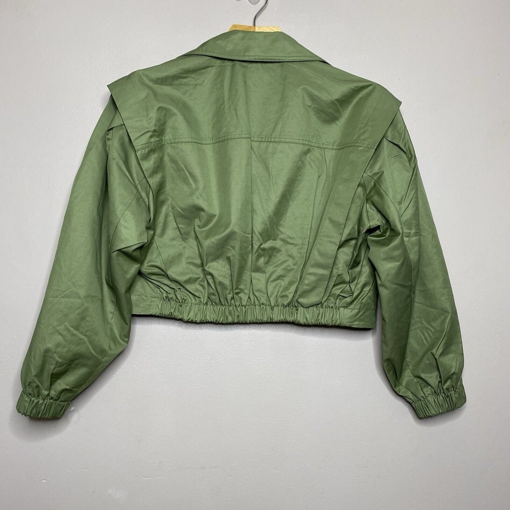 Free People Women's Looking Glass Trench Coat  Green Size S‎ - Picture 8 of 16